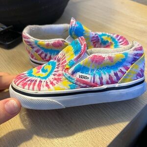 Vans Kids Tie-Dye Slip-On Shoes